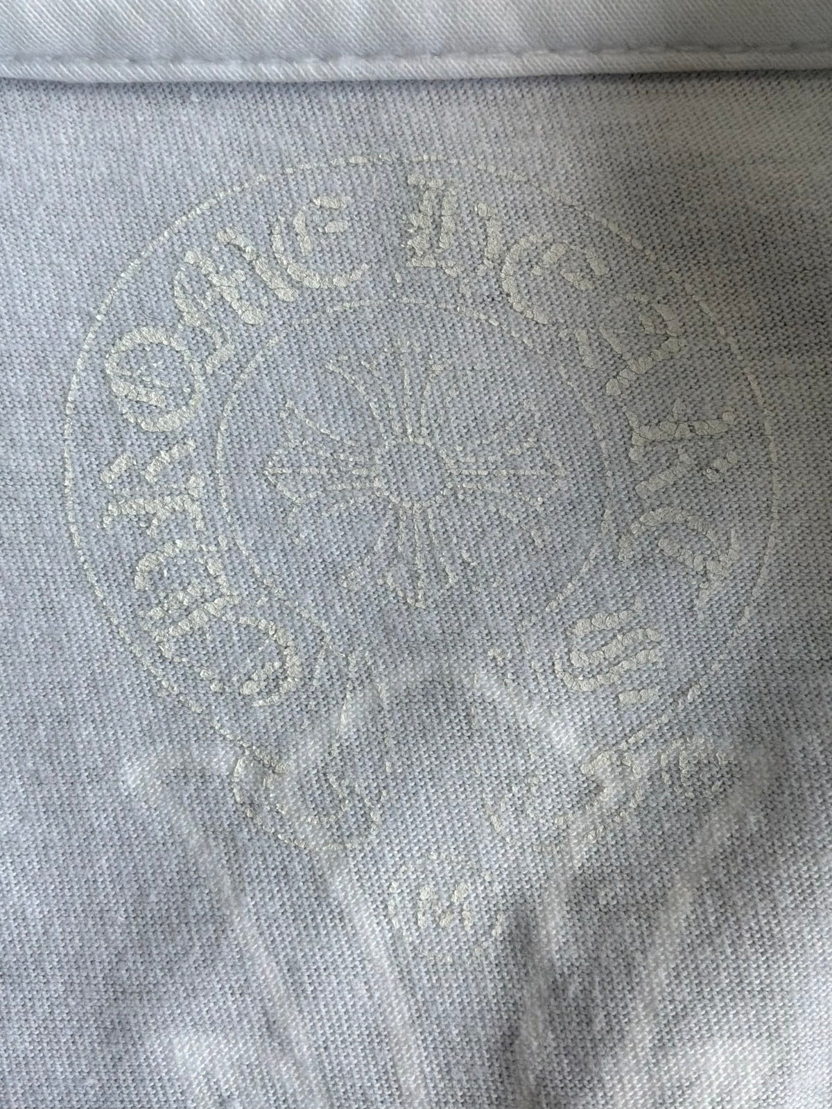 Chrome Hearts Tonal Cross White Tee