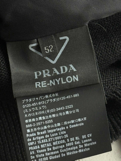 Prada triangle Logo Black Jacket