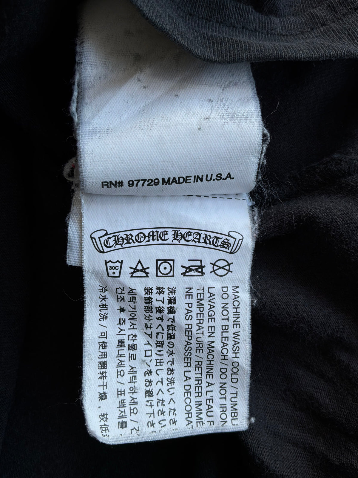 Chrome Hearts Scroll Cemetery Tee
