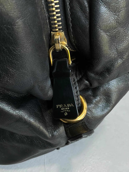 Prada Soft Calfskin Big Chain Shoulder Bag