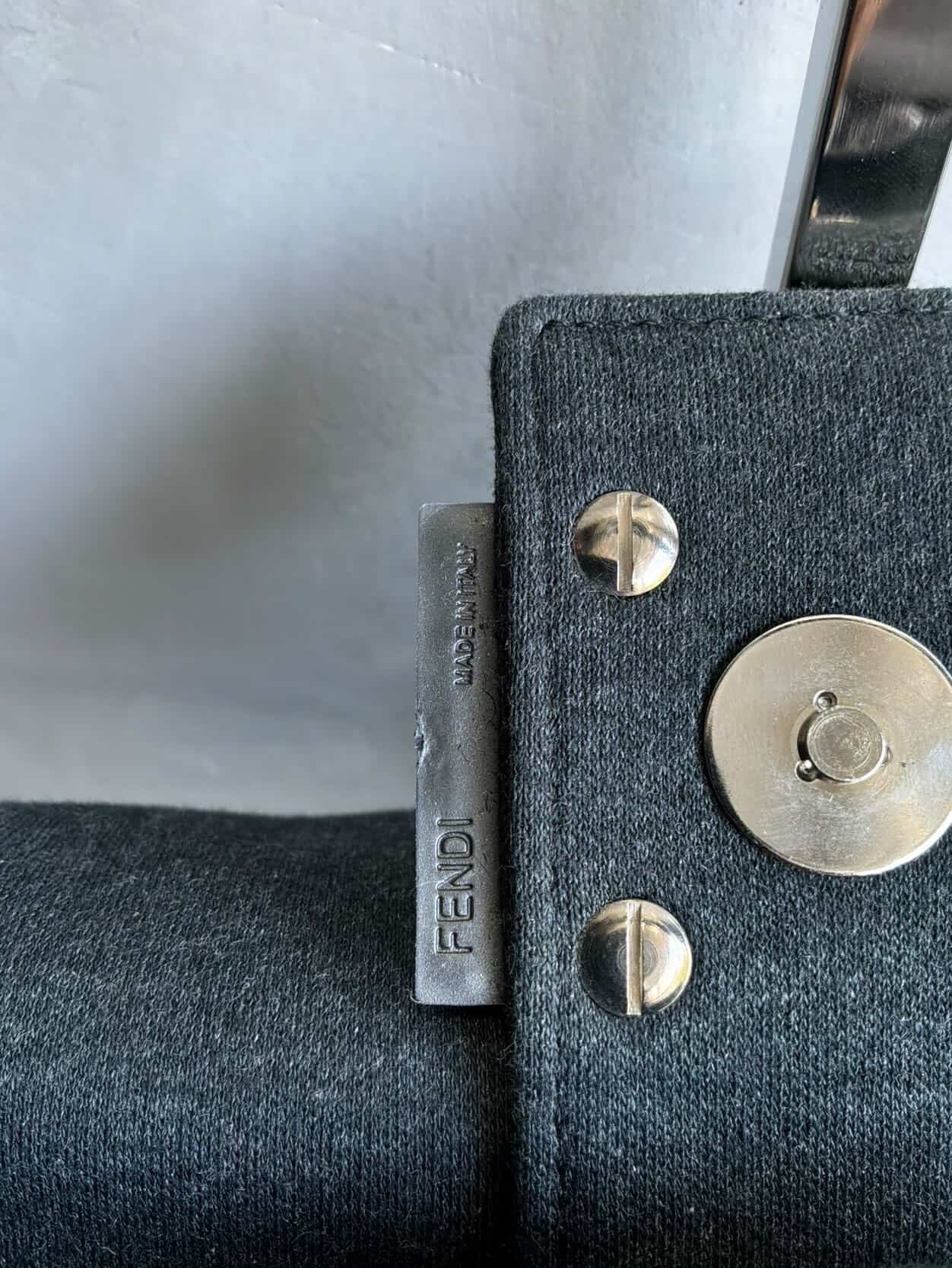 2000s Fendi Wool Baguette Bag