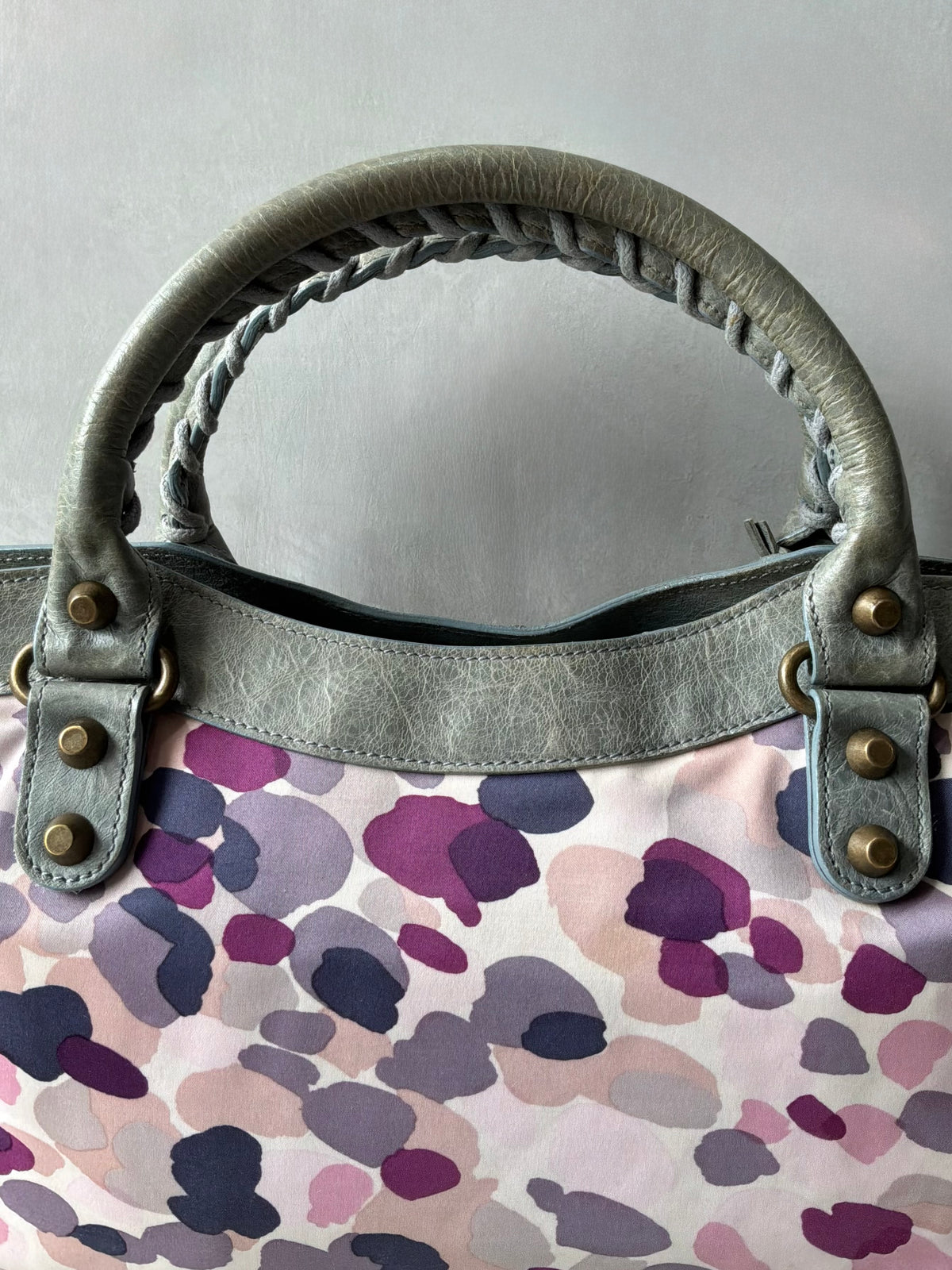 Balenciaga Le First Watercolor Nylon Lambskin Bag