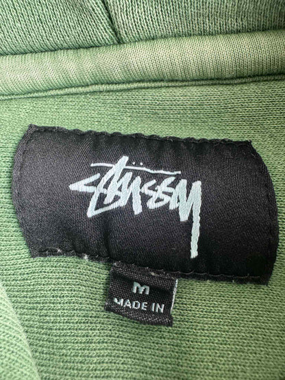 Stussy Green Basic Logo Chest Hoodie