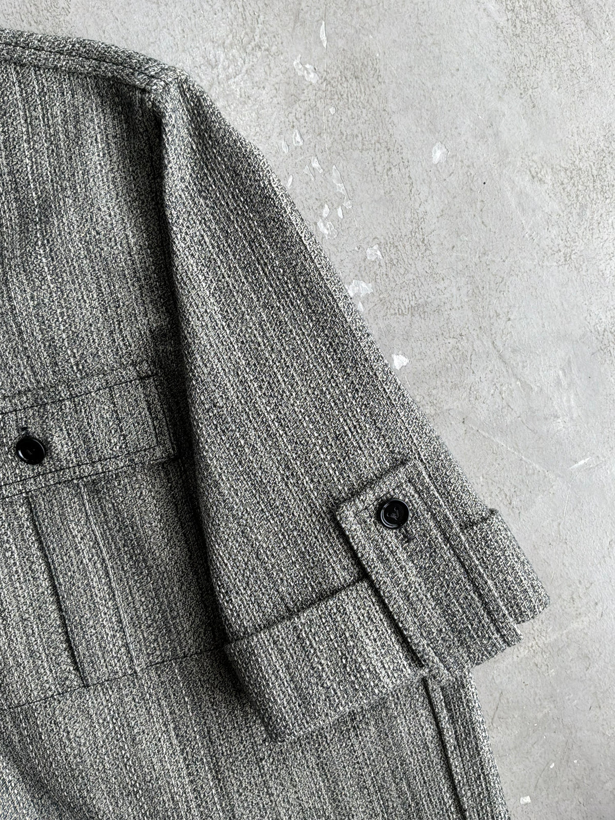 Bottega Venetta Tweed Short Sleeve Shirt