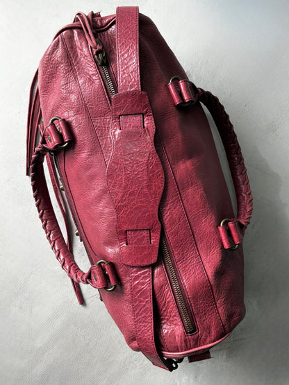 Balenciaga Twiggy Red Lambskin Bag