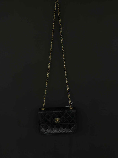1980’s Chanel Mini Diamond Quilted Shoulder Bag