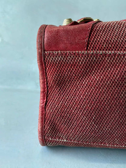 Balenciaga Classic City Mesh Red Bag