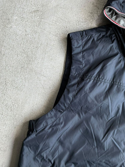 Moncler Nylon Zip Vest Hoodie
