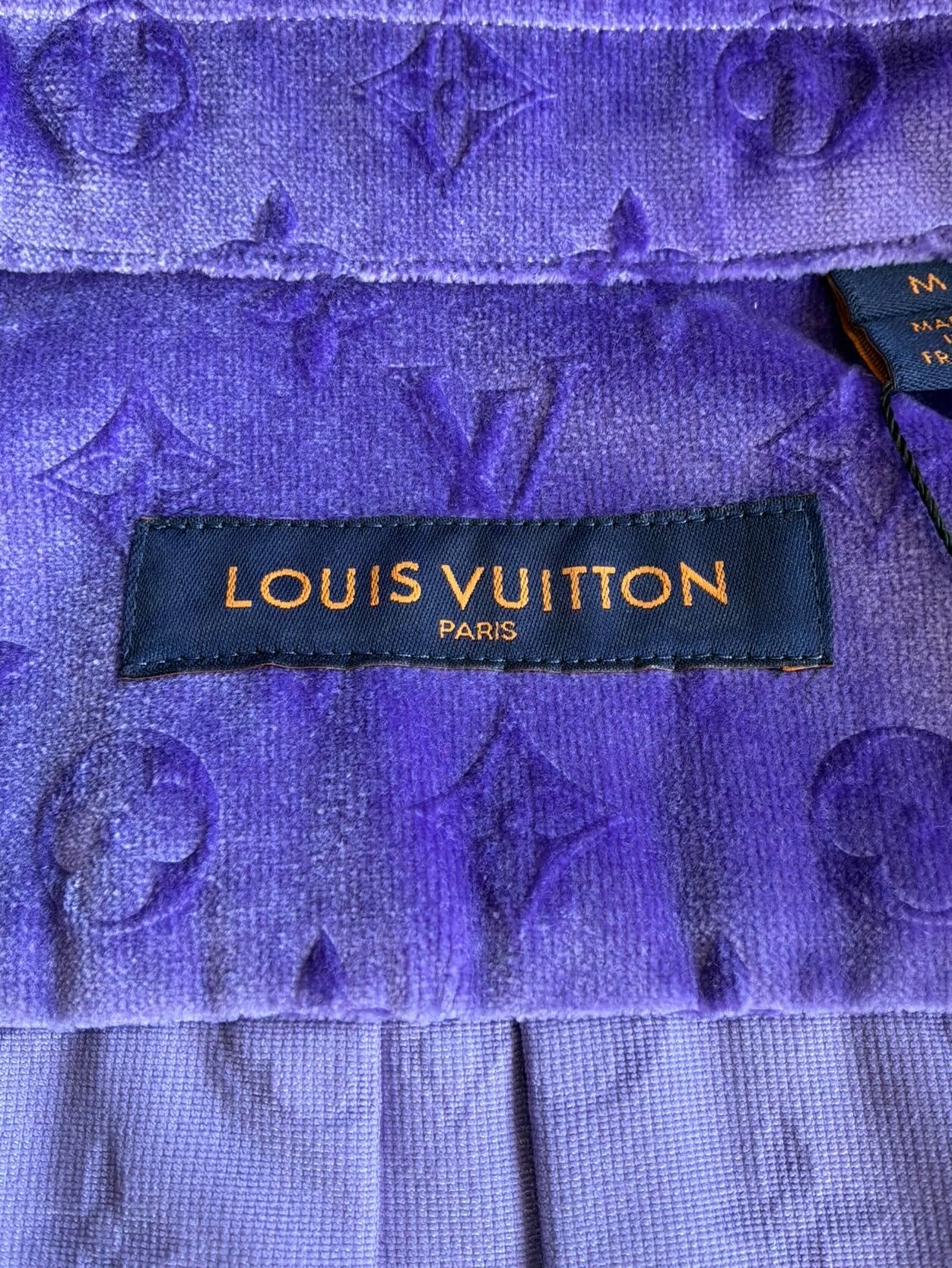 Louis Vuitton Velvet Monogram Shirt