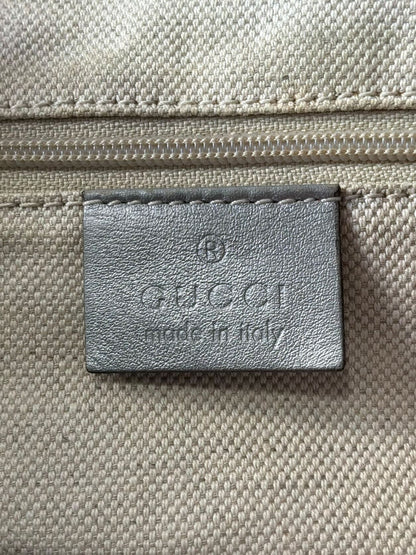 Gucci Monogram Metallic Hobo Bag