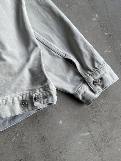 Balenciaga Embroidered Script Denim Jacket