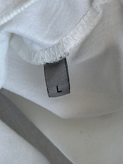 Dior Floral Patch Chest White Tee