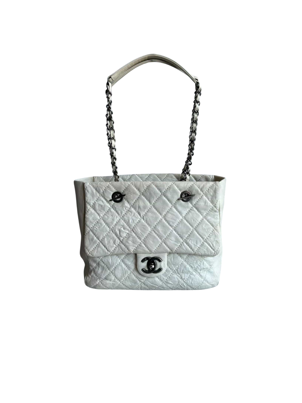 Chanel CC Cambon Quilted Flap Tote Bag