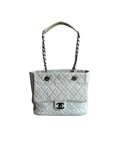 Chanel CC Cambon Quilted Flap Tote Bag