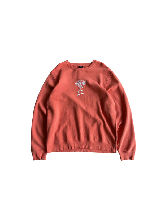 Stussy Orange Sweatshirt