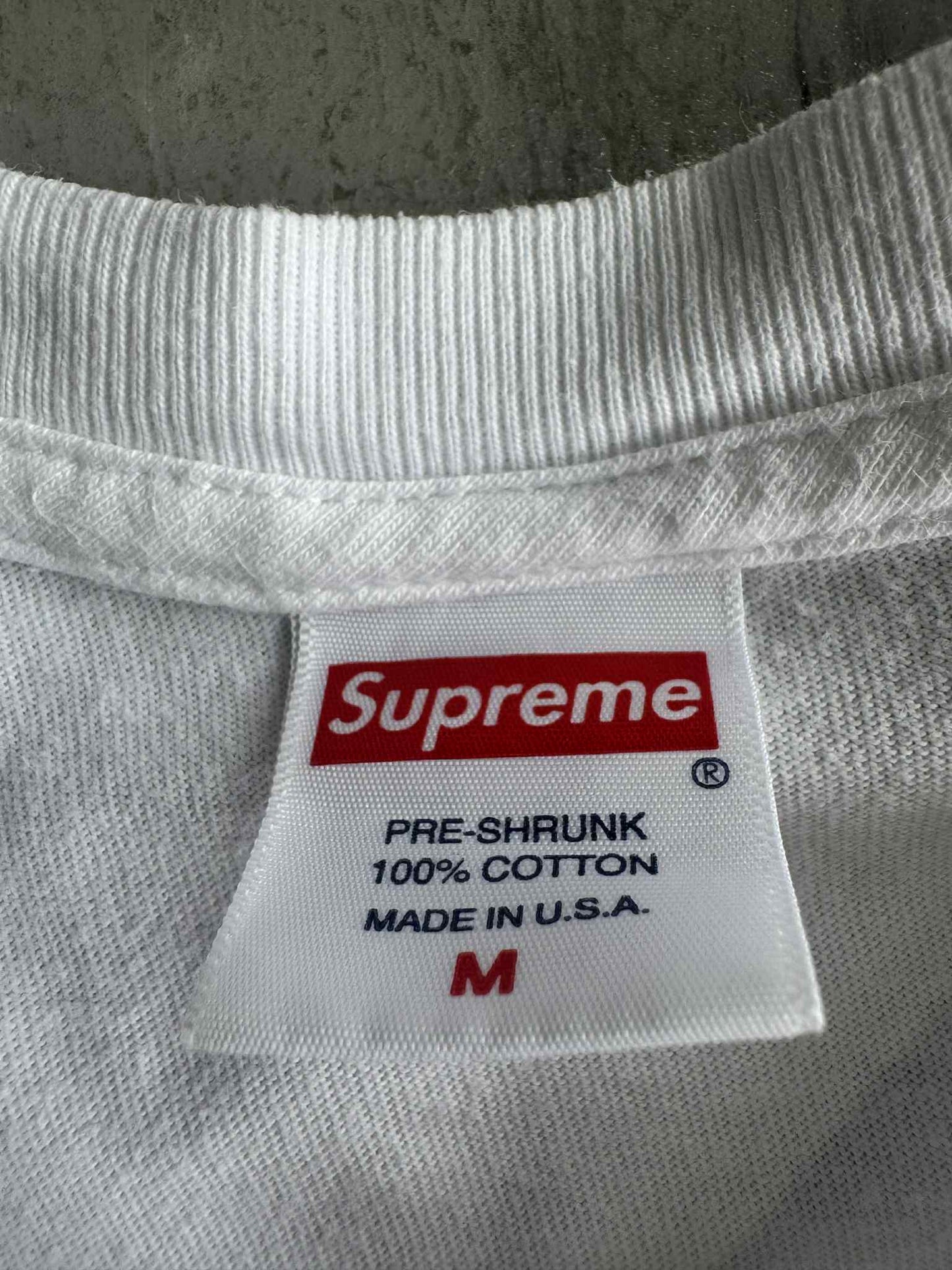 Supreme Cross Box Logo White Shirt