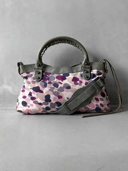 Balenciaga Le First Watercolor Nylon Lambskin Bag