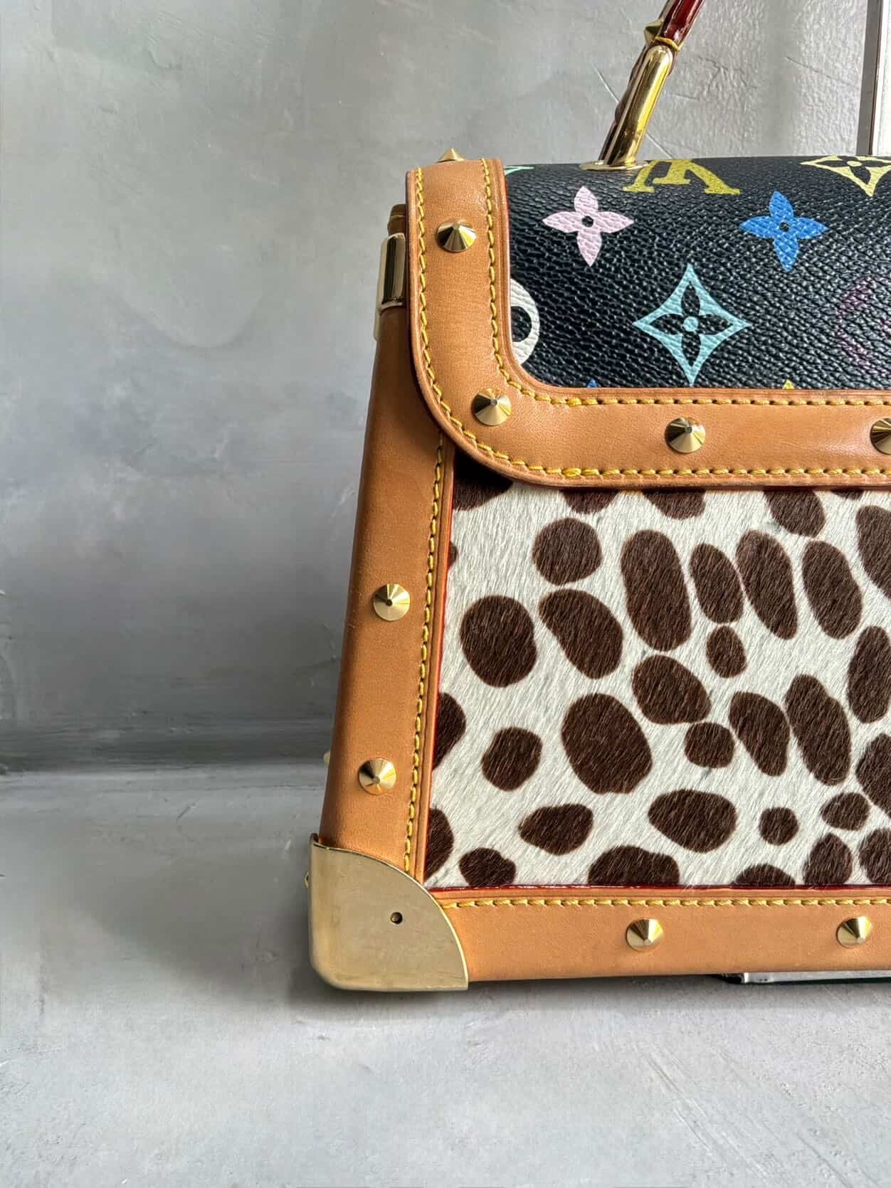 RARE Louis Vuitton X Murakami Dalmatian Ponyhair SAC Rabat Shoulder Bag