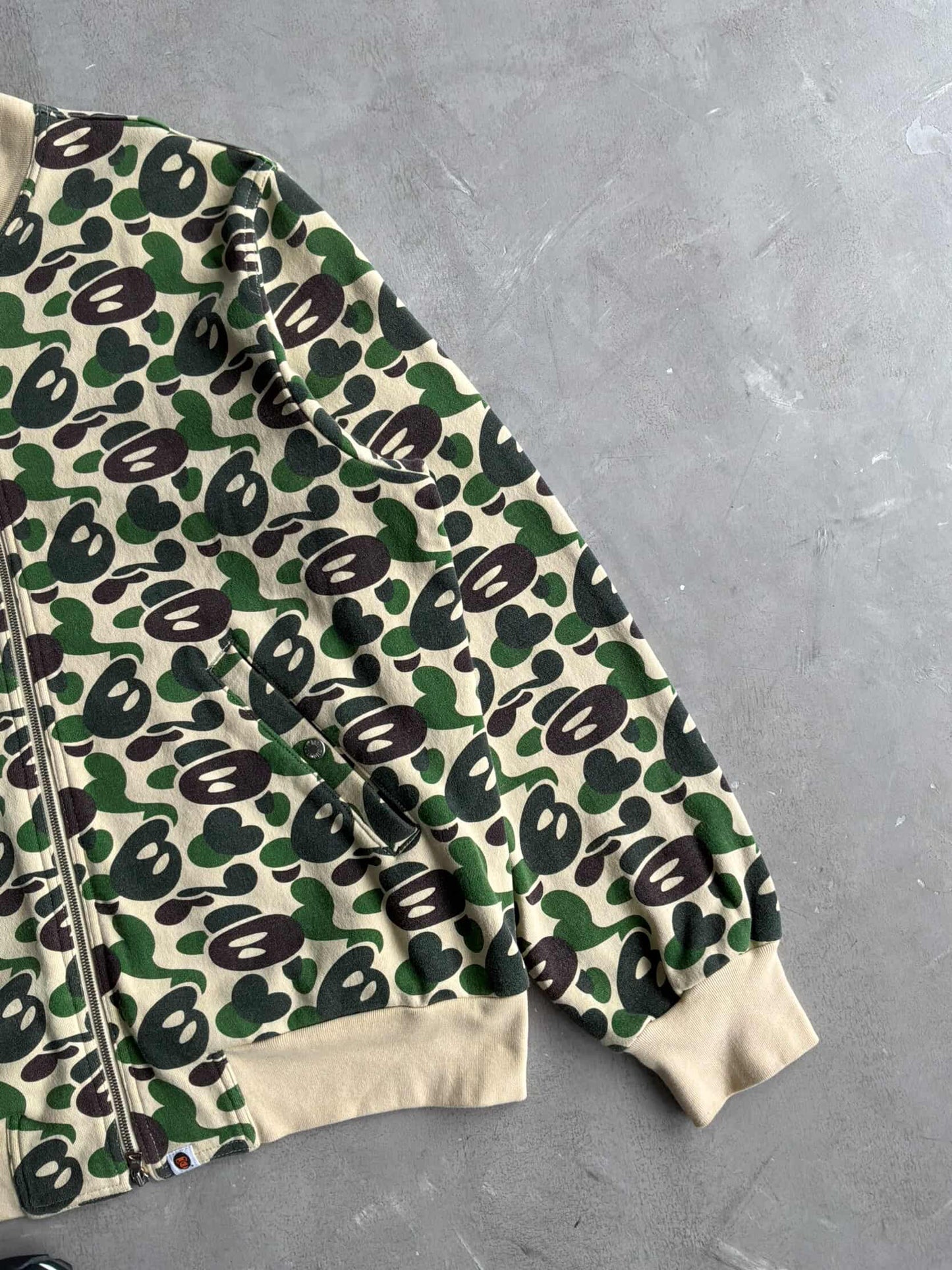 Bape Og Milo Camouflage Bomber Jacket