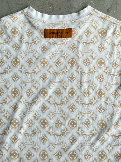 Louis Vuitton White Monogram Tee