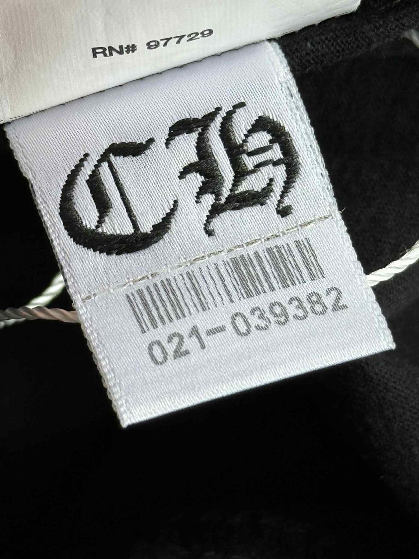 Chrome Hearts Orange Stripes Logo Tee