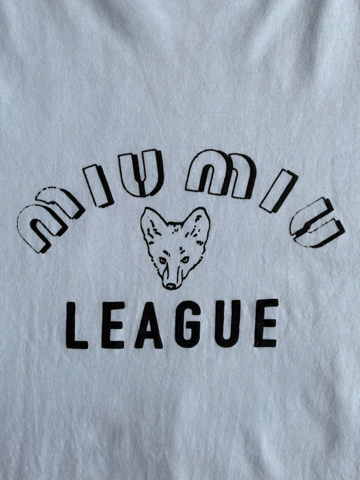 Miu Miu League White Tee