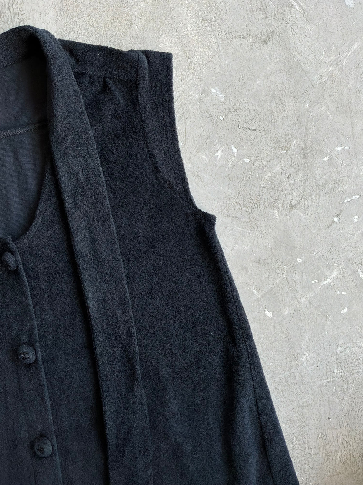 Chanel 2007 Ribbon Button Down Wool Top