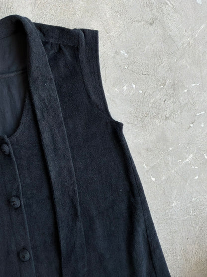 Chanel 2007 Ribbon Button Down Wool Top