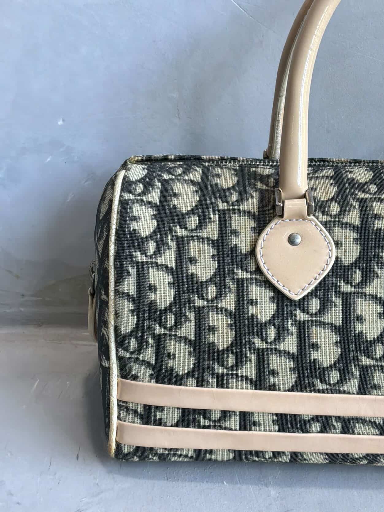 Dior Vintage Trotter Boston Bag