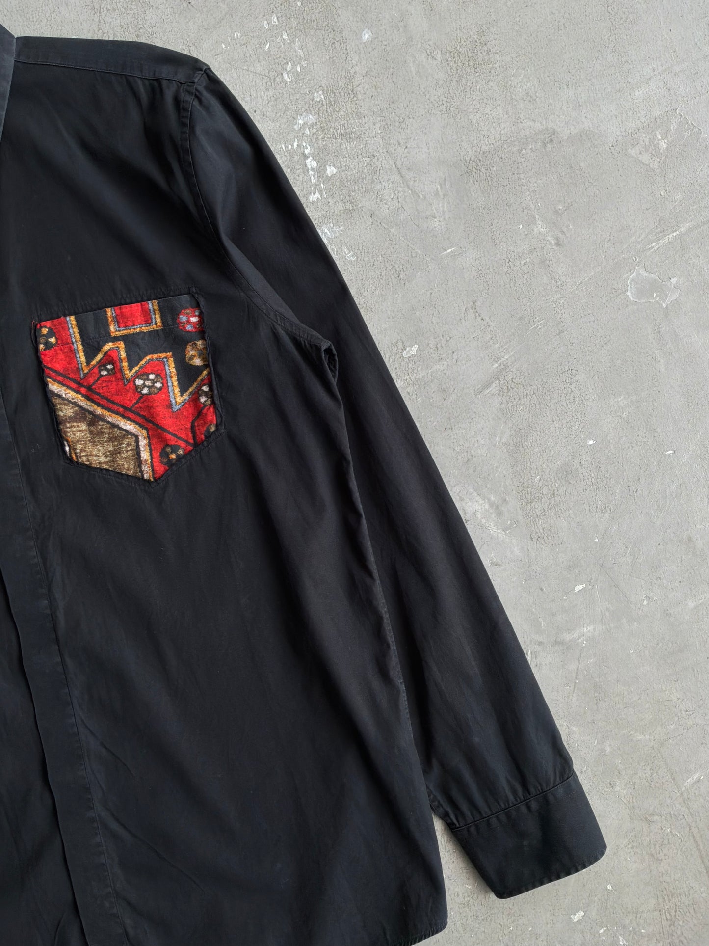 Givenchy Pocket Design Polo Longsleeves