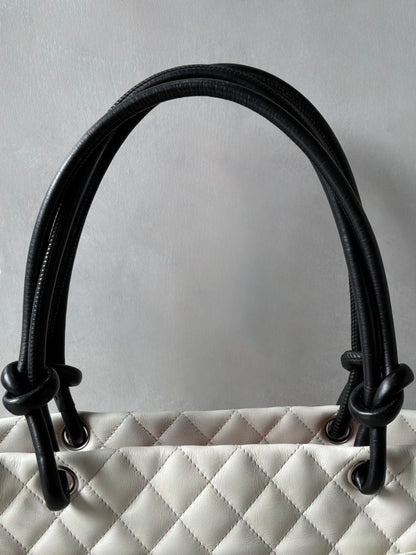 Chanel Cambon Ligne Phyton CC Tote Bag