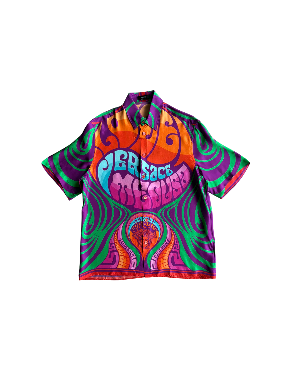Versace Medusa Music Silk Shirt