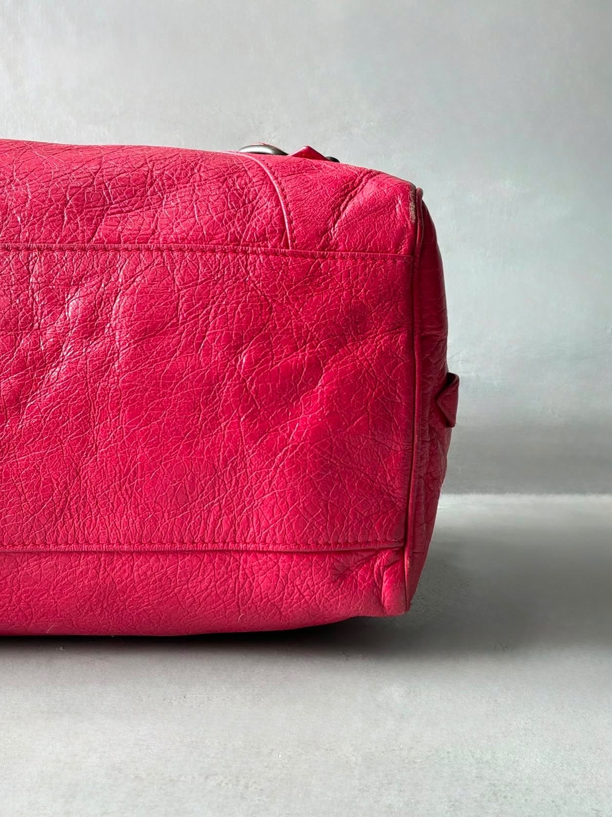 Balenciaga Large Twiggy Red Lambskin Bag