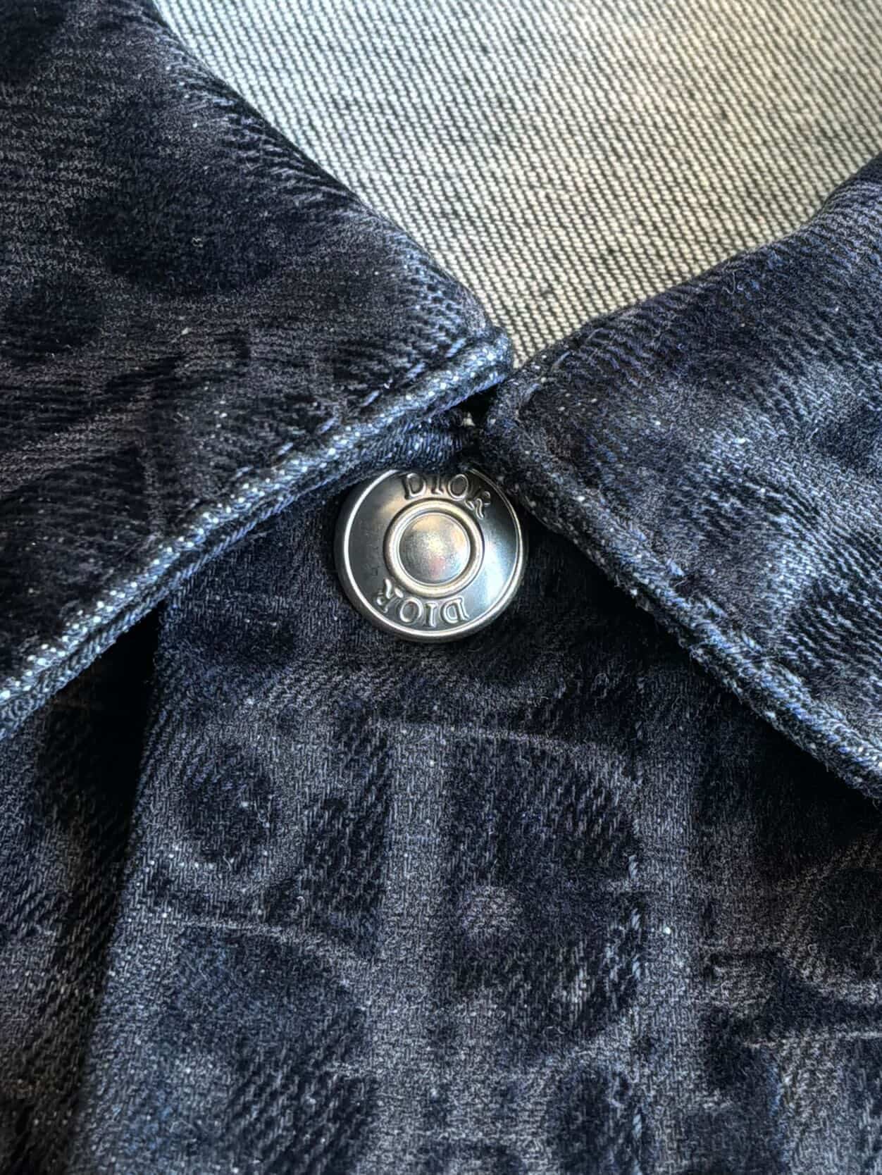 Dior Oblique Suede Denim Overshirt