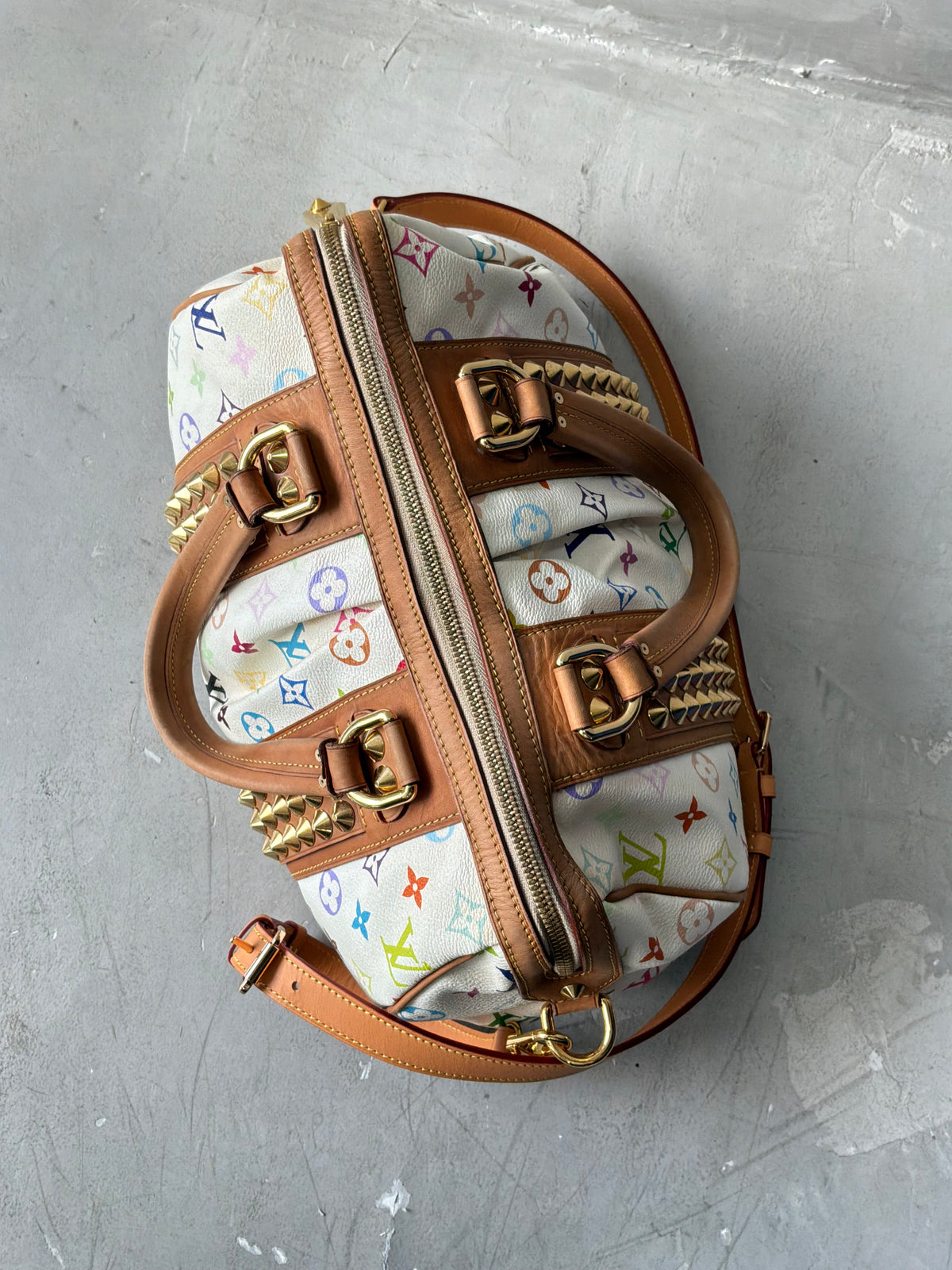 Louis Vuitton x Murakami Courtney White Multicolor Bag