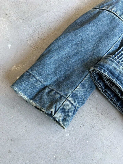 2010s Balmain Denim Biker Jacket
