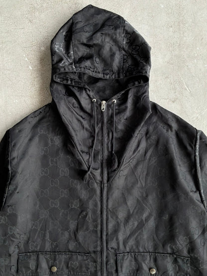 Gucci GG Black Monogram Windbreaker