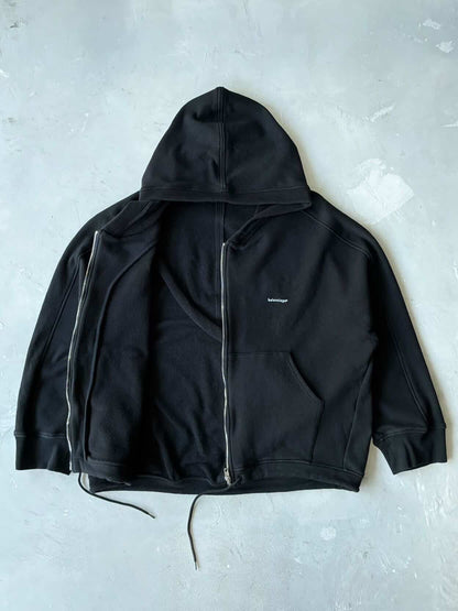Balenciaga Script Zip Hoodie