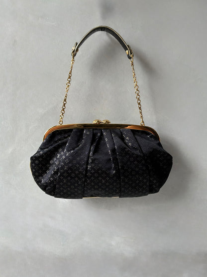 Louis Vuitton Monogram Satin Aumoniere Evening Bag
