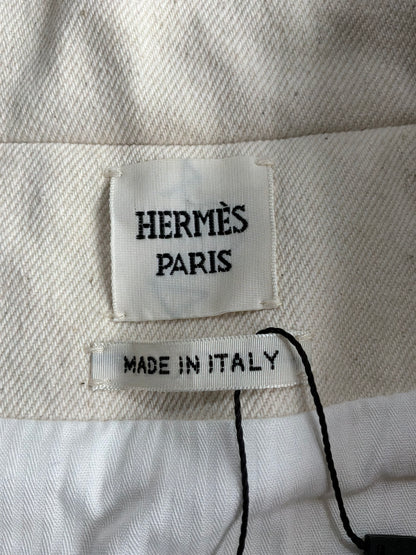 Hermes Embroidered Designs Denim Jacket