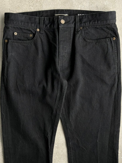 Saint Laurent Paris Black Denim Pants