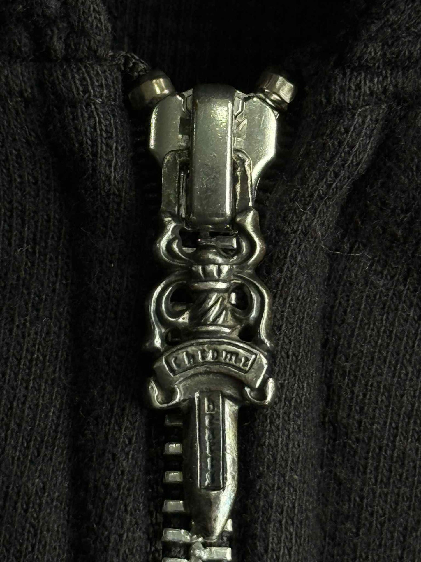 Chrome Hearts Horseshoe Thermal Zip Hoodie