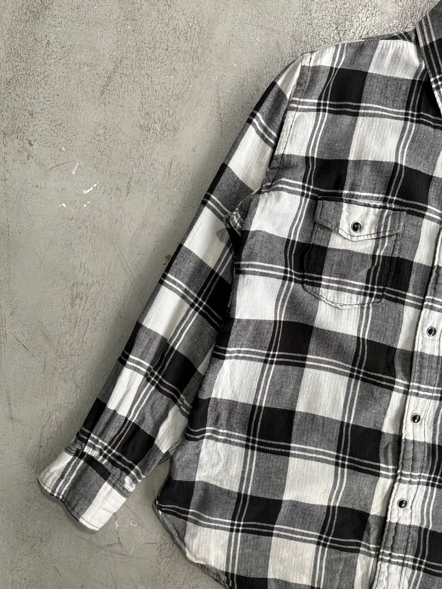 Saint Laurent Paris Checkered Flannel