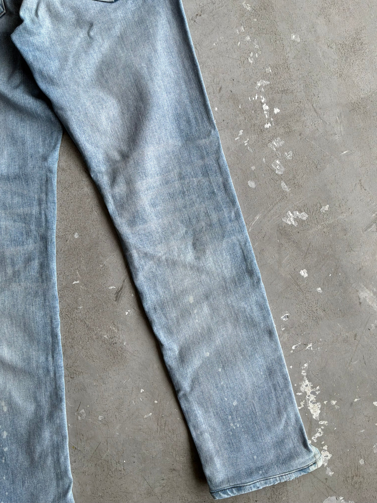 Amiri Light Washed Open Ankle Denim Pants