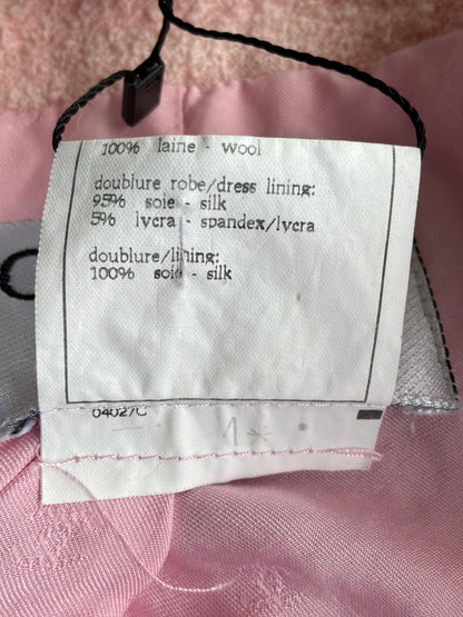 1996 Chanel Tweed Double Breasted Coat