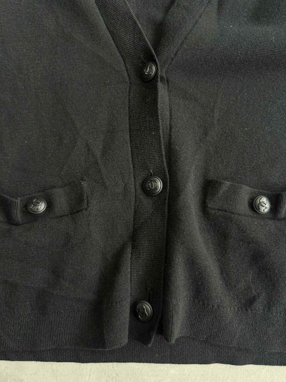 Chanel Uniform Black Cardigan