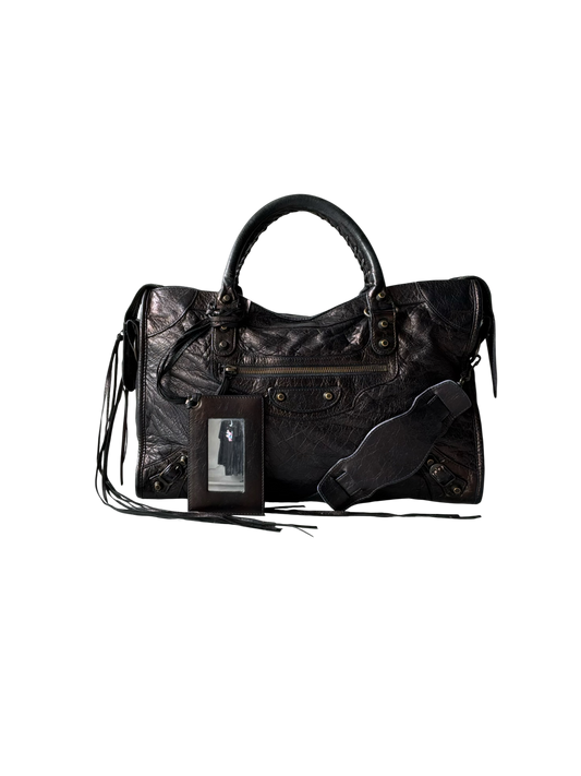 Balenciaga Classic City ‘Ink’ Lambskin Bag