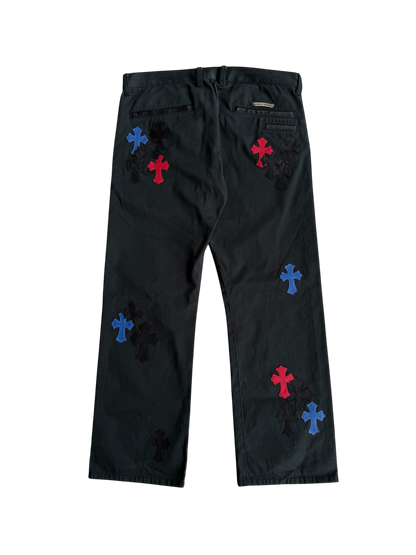 Chrome Hearts Spiderman Cross Patches Chino Pants