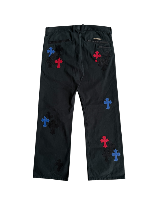 Chrome Hearts Spiderman Cross Patches Chino Pants