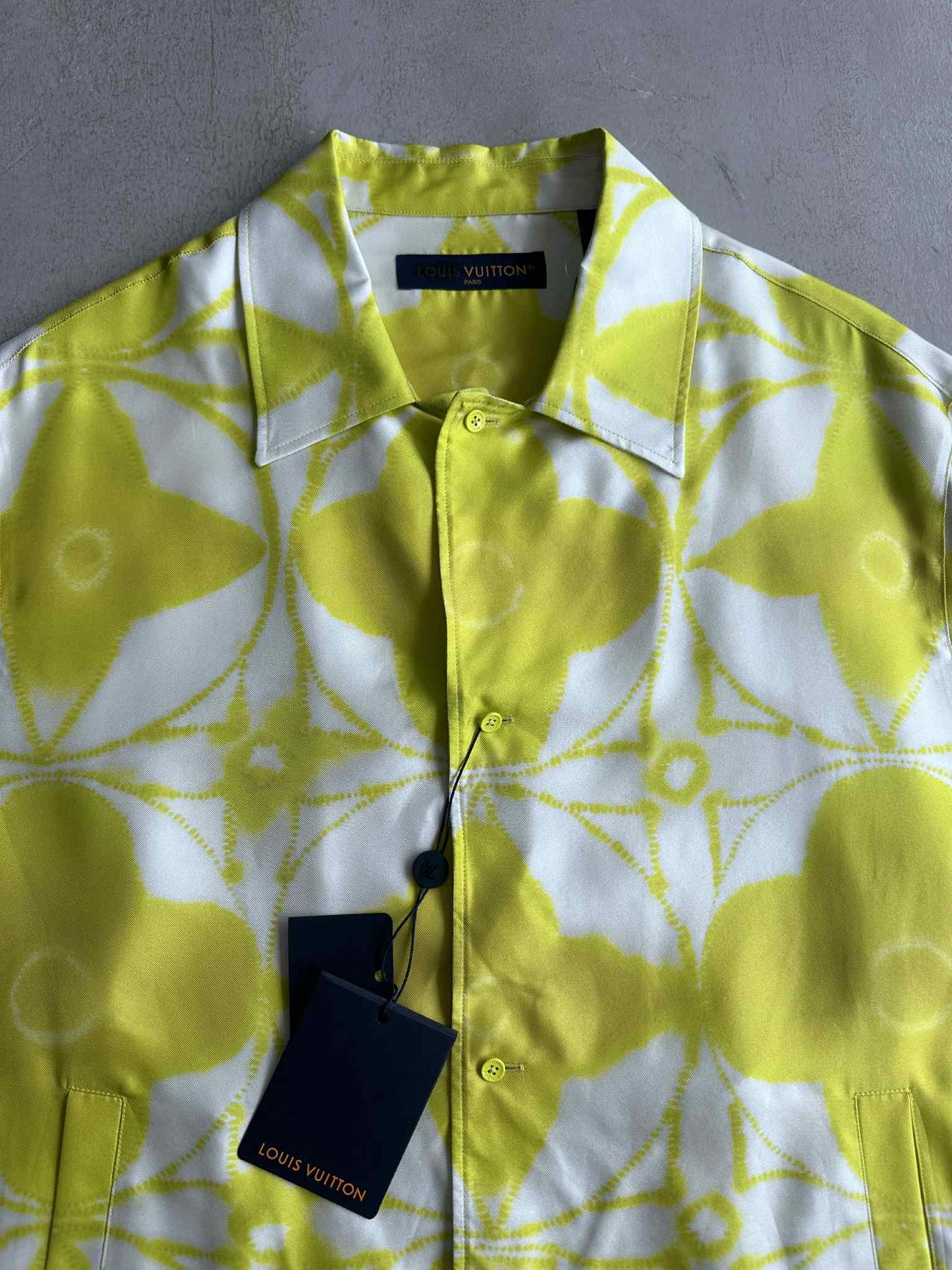 Louis Vuitton Monogram Shibori Shortsleeve silk Shirt